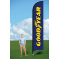 15ft Custom Flag with Ground Stake-Double